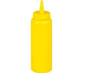 Бутылка для соуса пластиковая 375мл желтая MG 1740 32099/24/