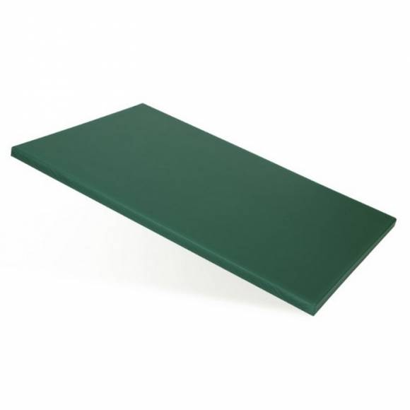 Доска разделочная 530х325х18мм зеленая пластик Luxstah мки166/3