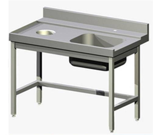 Стол для грязной посуды к посудомоечным машинам Apach ARC 1200ММ 75446
