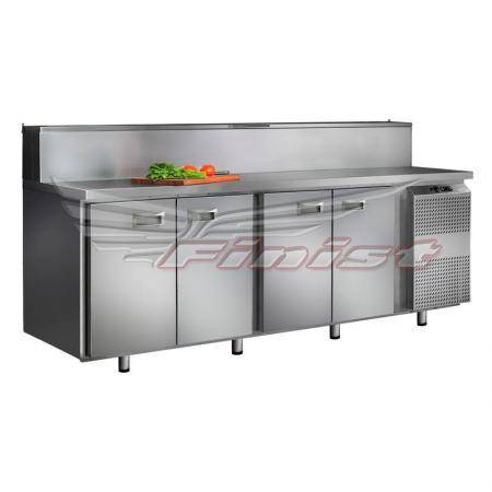 Стол холодильный для пиццы Финист СХСпцг-700-4 динамика 4 двери GN 1/6(13)