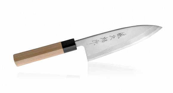 Нож Деба традиционный Tojiro Japanese Knife 180мм сталь Aogami 2 слоя, рукоять дерево F-977