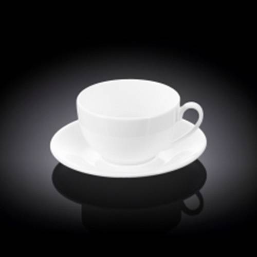 Чашка чайная с блюдцем 330мл Wilmax WL-993234/AB /6/36/
