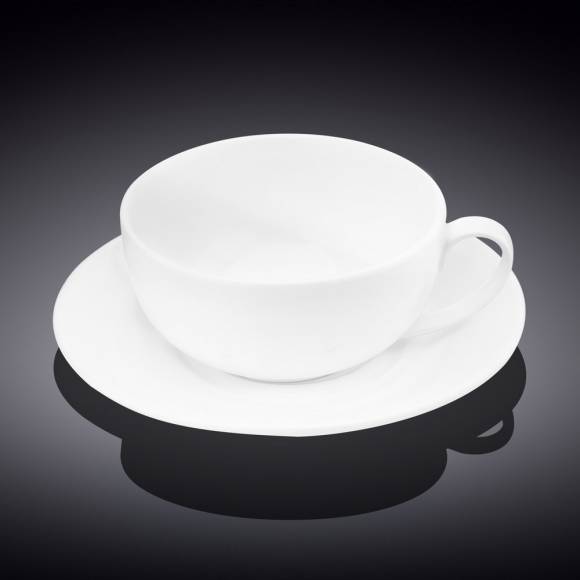 Чашка чайная с блюдцем 250мл Wilmax WL-993233/AB /6/36/