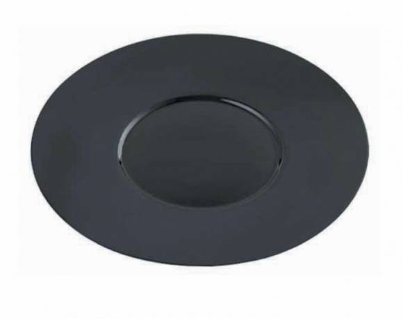 Тарелка круглая 310мм черная Фарфор «Glossy-Black» F2429BY-12L 81200050  /3/