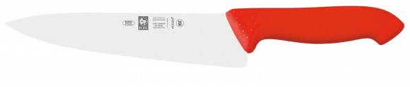 Нож поварской 200/335 мм. Шеф красный, узкое лезвие HoReCa Icel 28400.HR27000.200