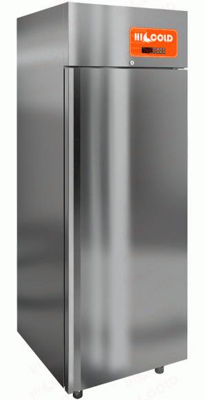 Шкаф холодильный универсальный кондитерский HICOLD A80/1M нерж. 20 направляющих под противень