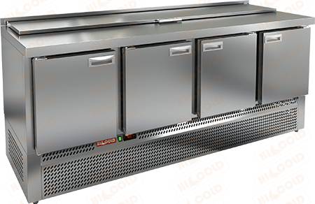 Стол холодильный для салатов (саладетта) Hicold SLE1-1111SN (1/3) агрегат внизу