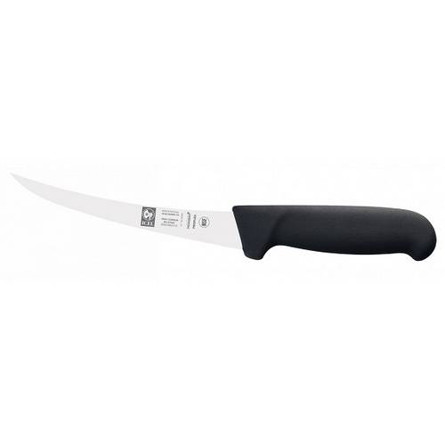 Нож обвалочный 130/265 мм. изогнутый (узкое жесткое лезвие) черный SAFE Icel 28100.3855000.130