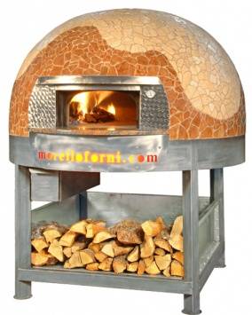 Печь для пиццы на дровах Morello Forni LP130  CUPOLA MOSAIC