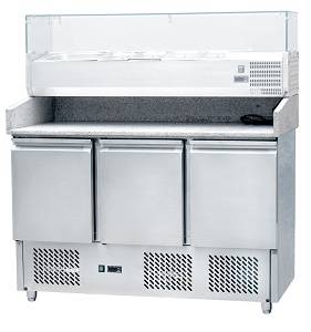 Стол холодильный  GN1/1 серия 700 столешница и бортик из гранита Koreco S903PZ 8927