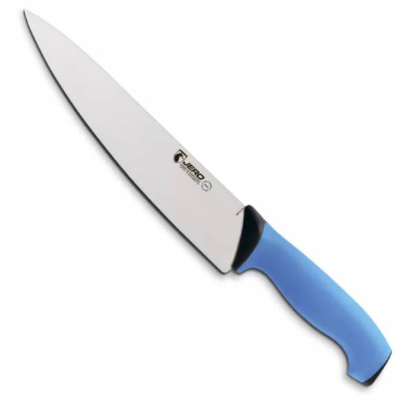 Нож кухонный Шеф TR 23 см Jero синяя рукоять 5900TRB